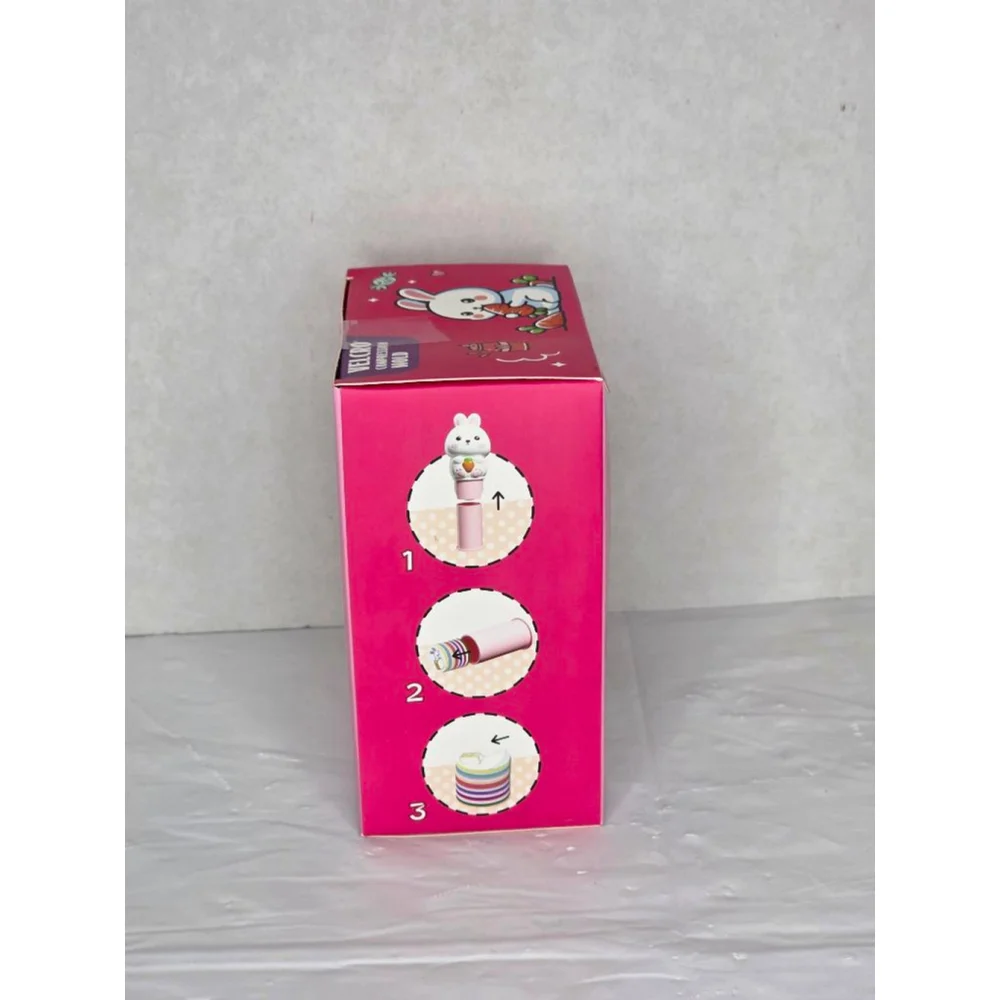 Magic Seal / Sticker WOW! Sticker Stamper Toy – White Rabbit w/ Carrot – NWOT